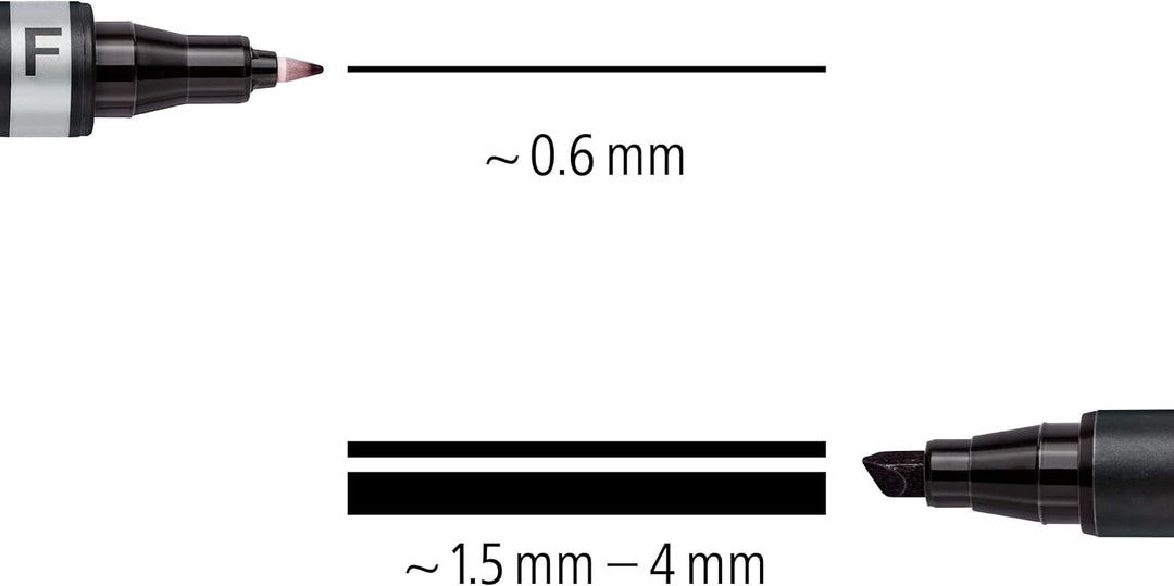 Lumocolor® permanent duo 348 B schwarz