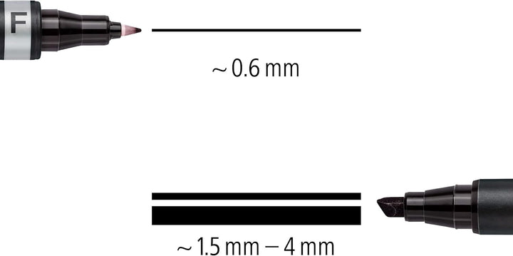 Lumocolor® permanent duo 348 B schwarz