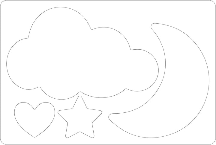 Coffret de poinçonnage Bigz L - Lune et Nuage par Olivia Rose