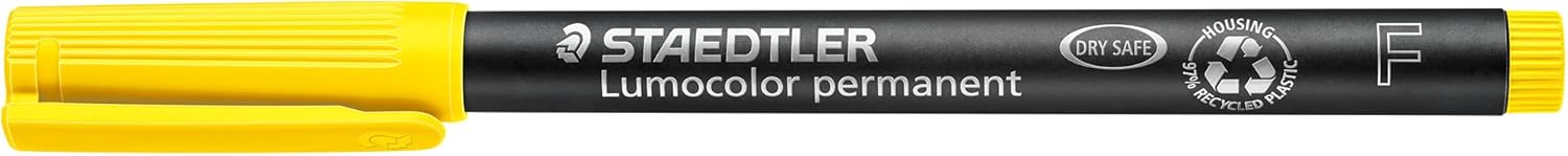 Lumocolor® permanent pen 318 F gelb