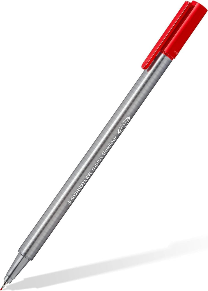 STAEDTLER Box mit 6 triplus fineliner in sortierten Farben, Neon