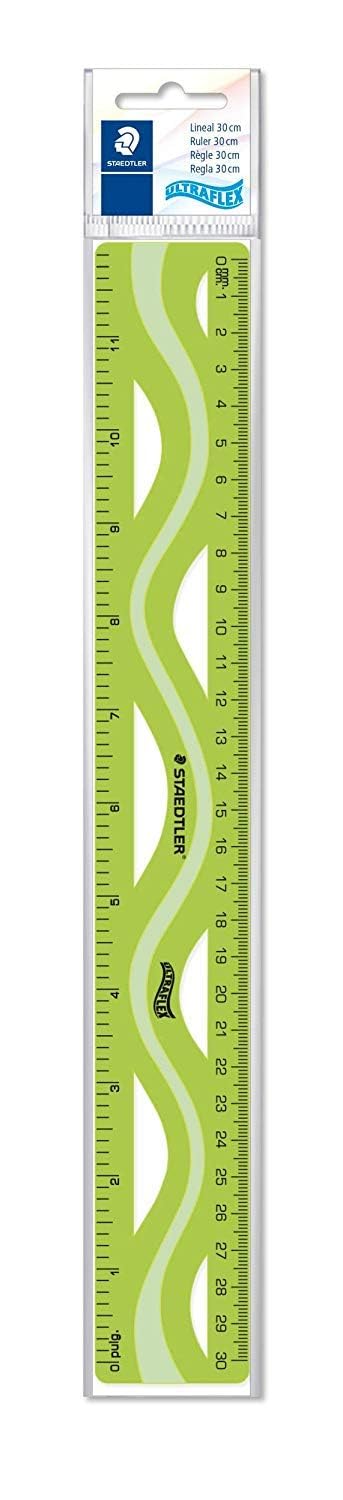 STAEDTLER® 562 30 6 flexiblen Linealen in blau, grün, violett und transparent