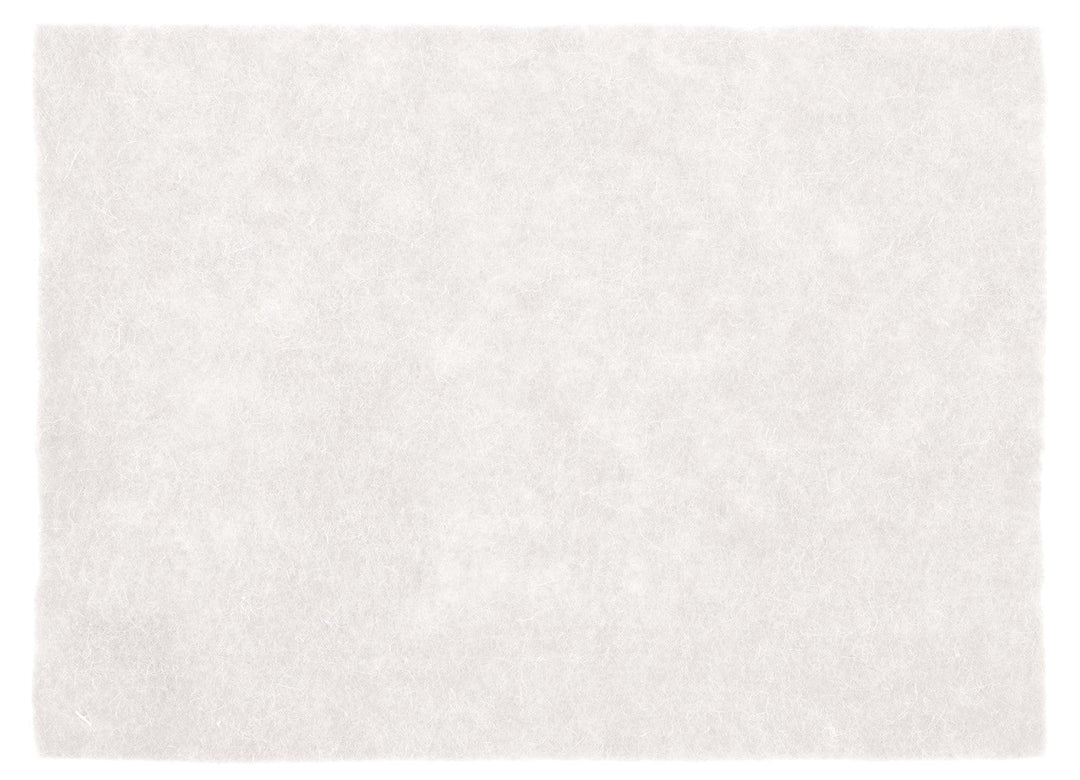 Wollfilz-Platte 30x40cm 4mm gerollt, weiss