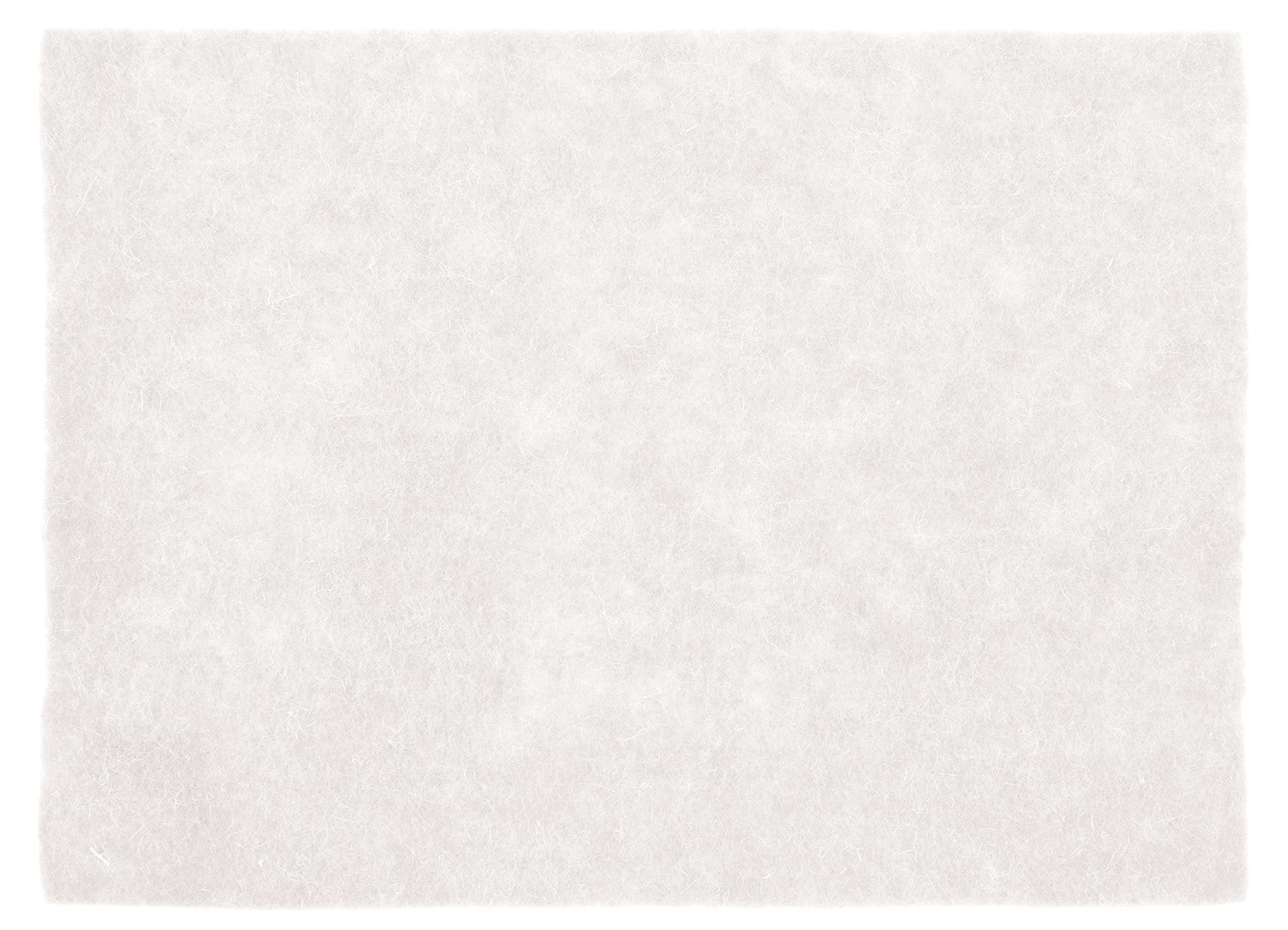 Wollfilz-Platte 30x40cm 4mm gerollt, weiss