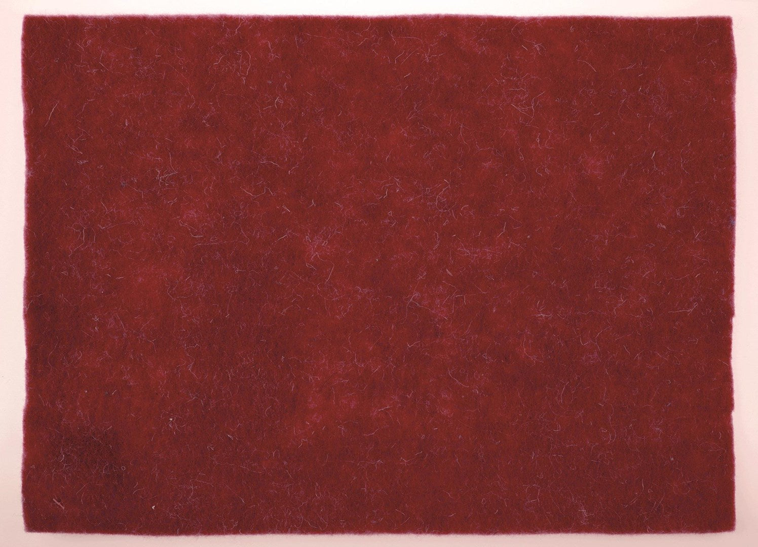 Wollfilz-Platte 30x40cm 4mm gerollt, rot