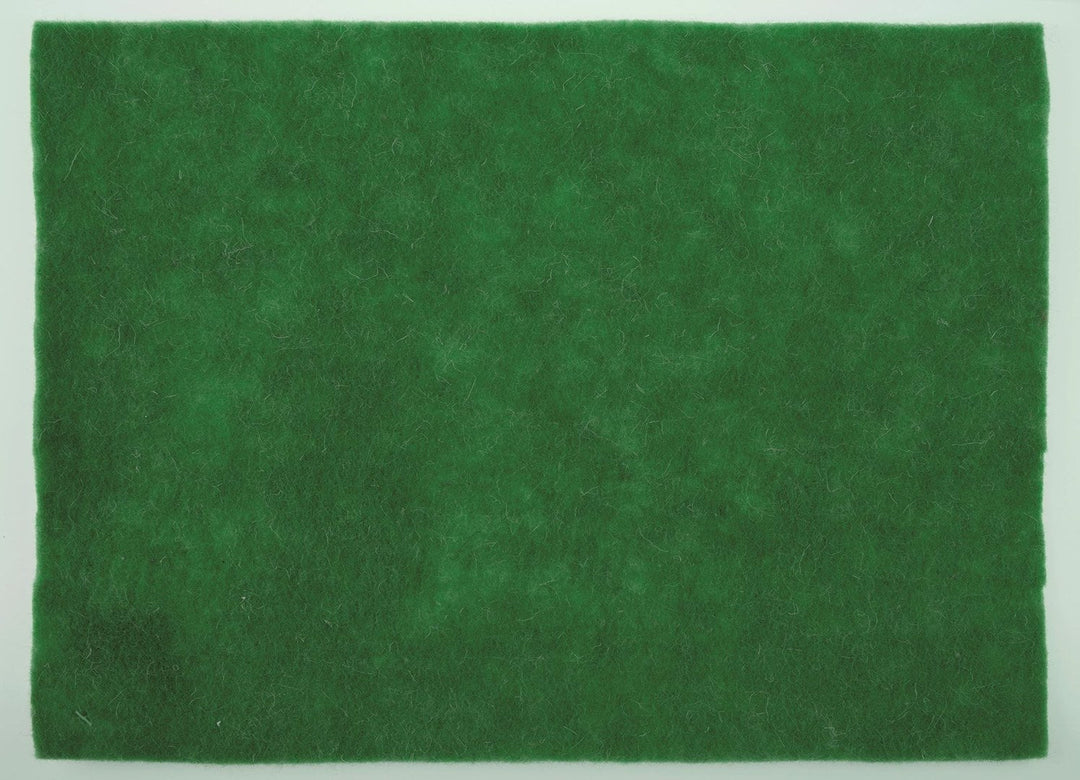Wollfilz-Platte 30x40cm 4mm gerollt, grün
