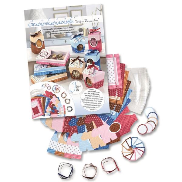 Geschenk-Schachteln, 9 Stück "Süsses Verpacken",