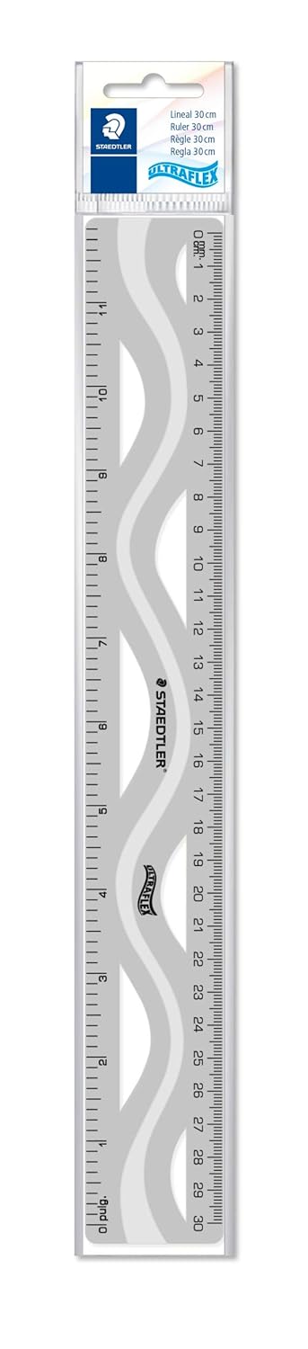 STAEDTLER® 562 30 6 flexiblen Linealen in blau, grün, violett und transparent