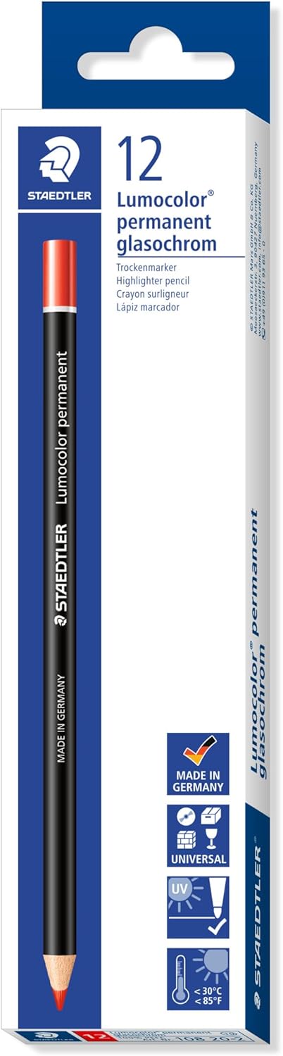 Lumocolor® permanent glasochrom 108 20 rot