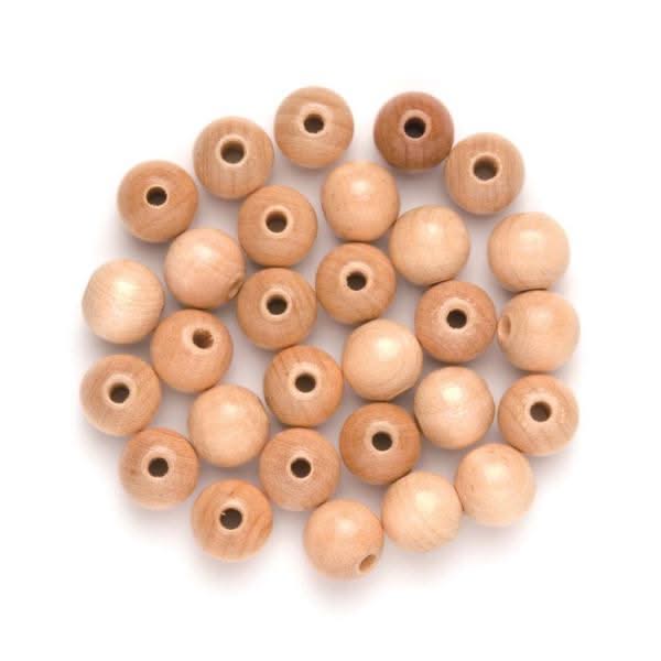 Holzperle 15mm 14St natur, FSC - Kidis Art