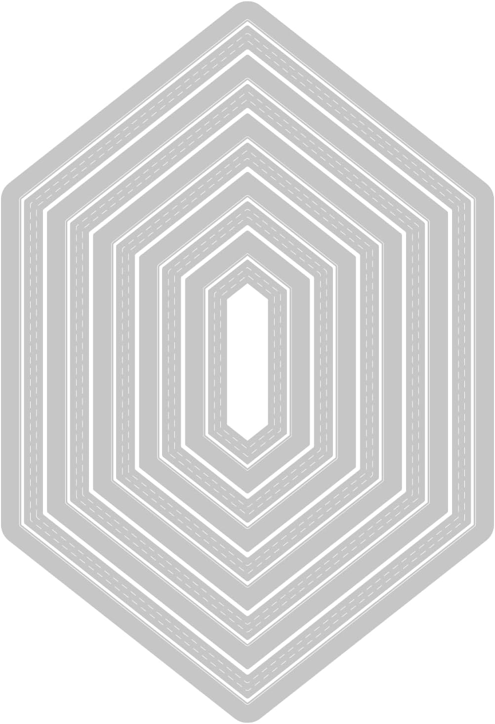 Ensemble de 10 matrices de découpe - Hexagones cousus Belinda par Stacey Park