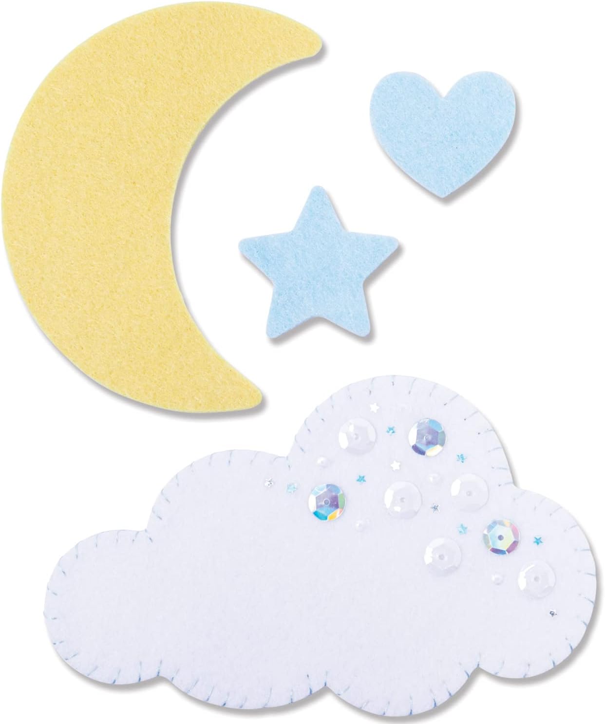 Bigz L Stanzset - Moon & Cloud by Olivia Rose