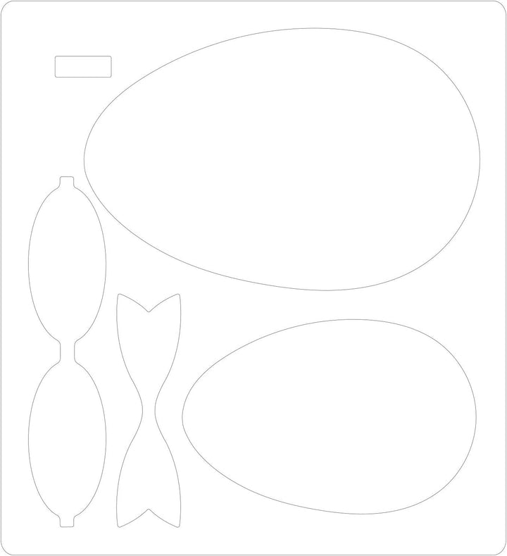 Jeu de matrices Bigz - Œuf de Pâques par Jennifer Ogborn