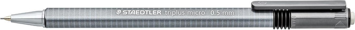 STAEDTLER Box mit 1 triplus fineliner schwarz, 1 triplus ball M blau, 1 triplus micro 0.5 mm und 1 triplus textsurfer gelb, "Mobile office"