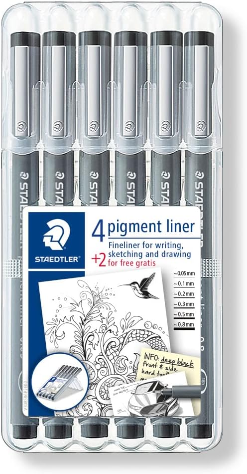 pigment liner 308 schwarz
