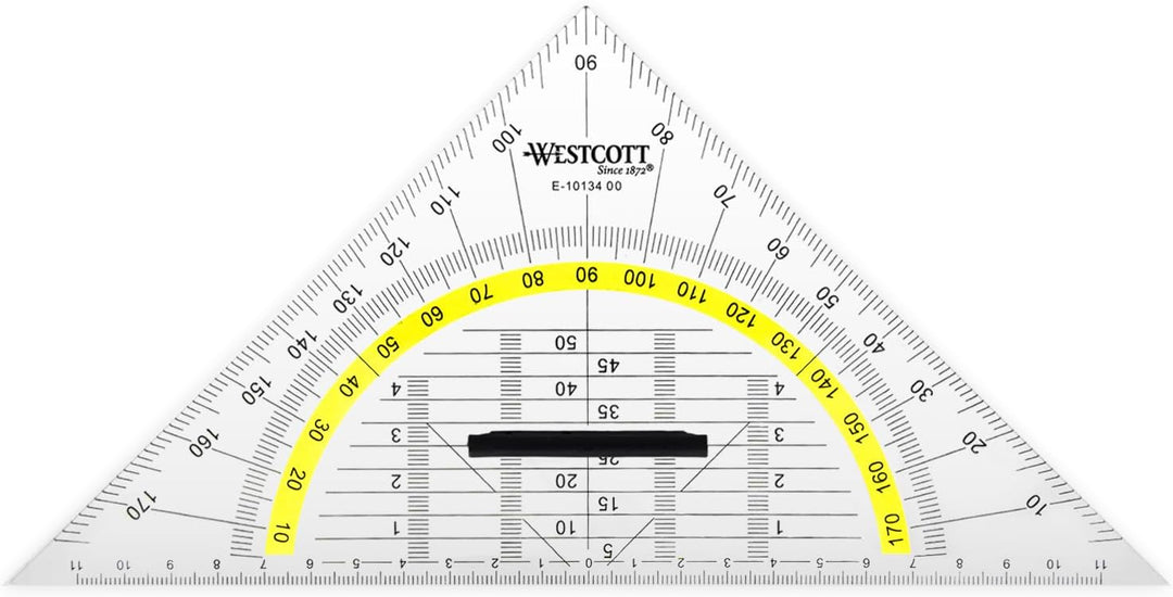 WESTCOTT Geodreieck 22cm