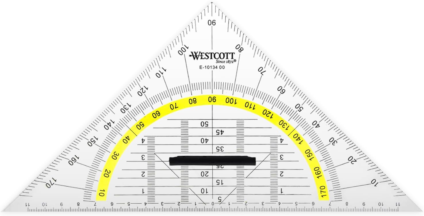 WESTCOTT Geodreieck 22cm