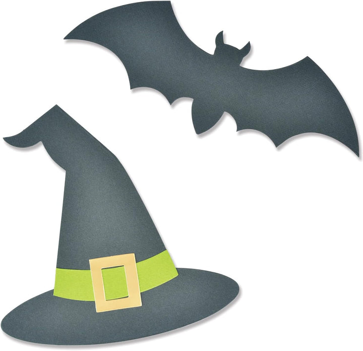 Bigz Plus - Hut, Fledermaus &amp; Schnalle by Jennifer Ogborn