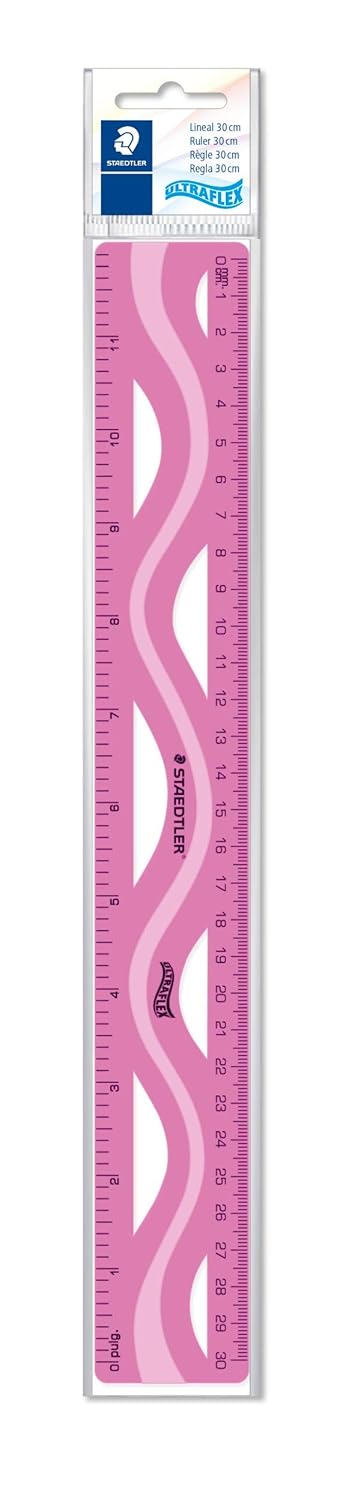 STAEDTLER® 562 30 6 flexiblen Linealen in blau, grün, violett und transparent