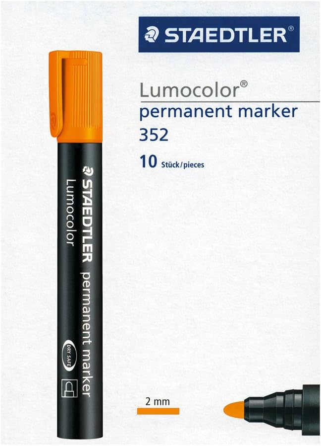 Lumocolor® permanent marker 352 orange