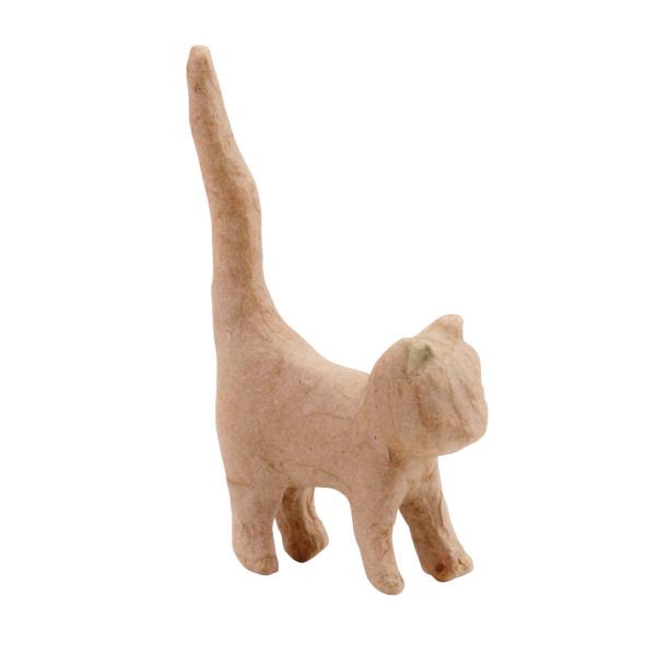 Papp-Figur Katze 11x12x3,5 cm