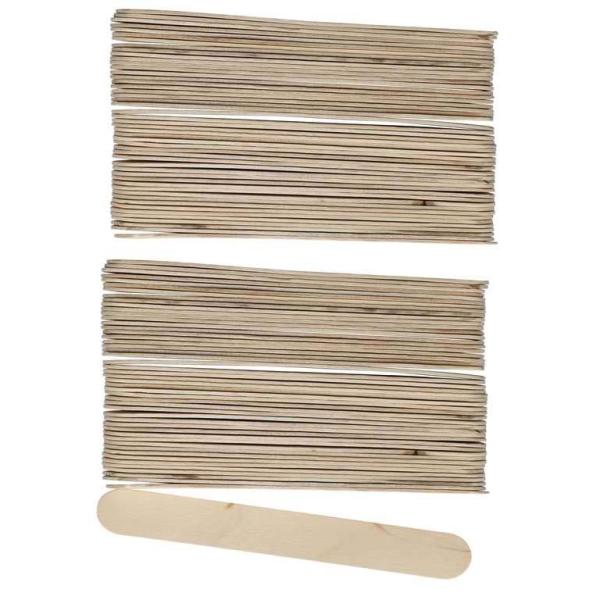 Bastelhölzer 18x150mm 100St natur, FSC Schima
