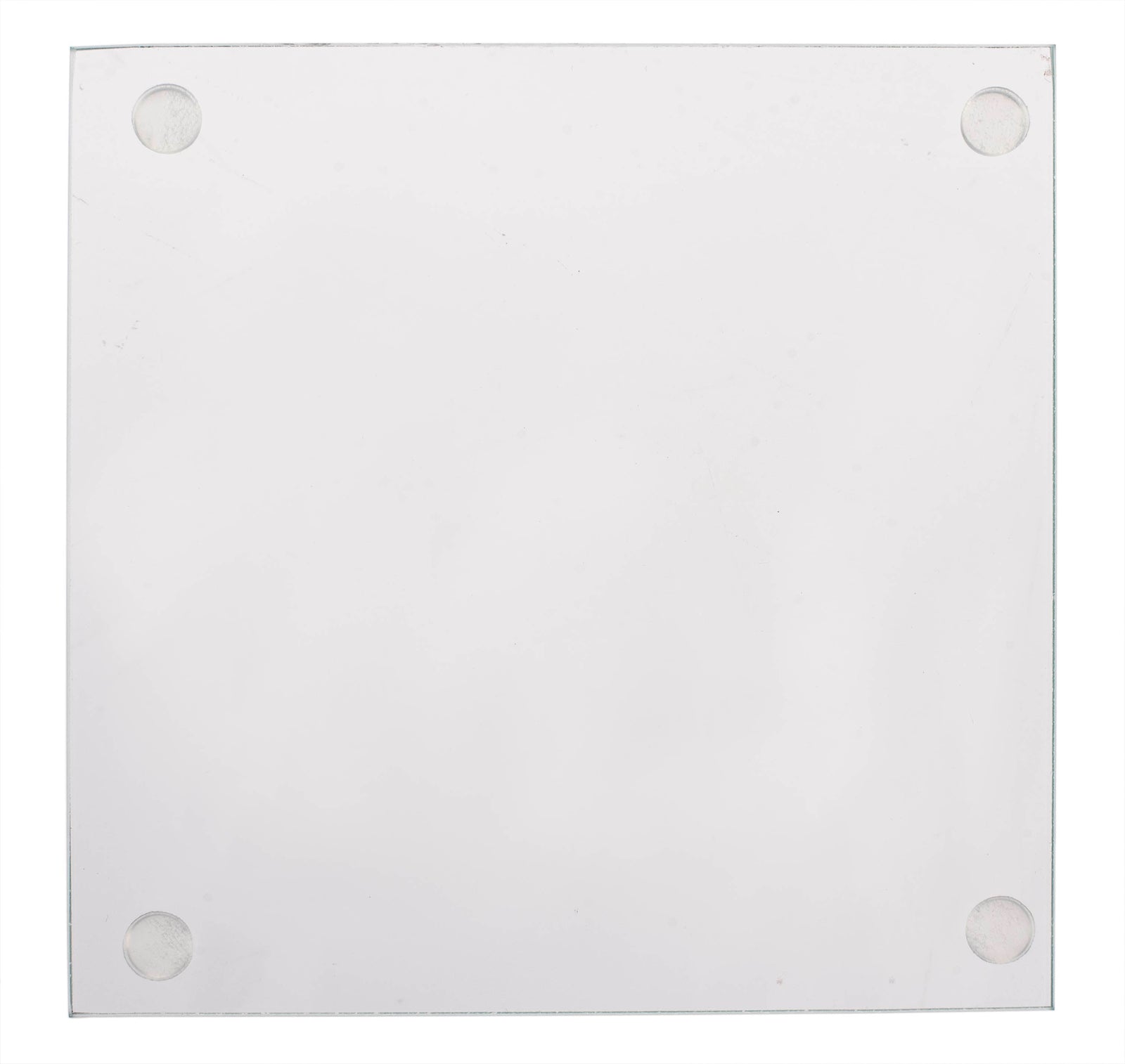 Glasuntersetzer eckig 120x120 mm, 4 Stück