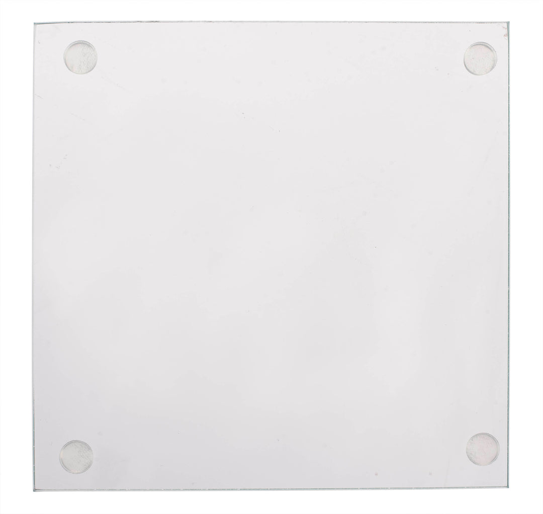 Glasuntersetzer eckig 150x150 mm, 4 Stück