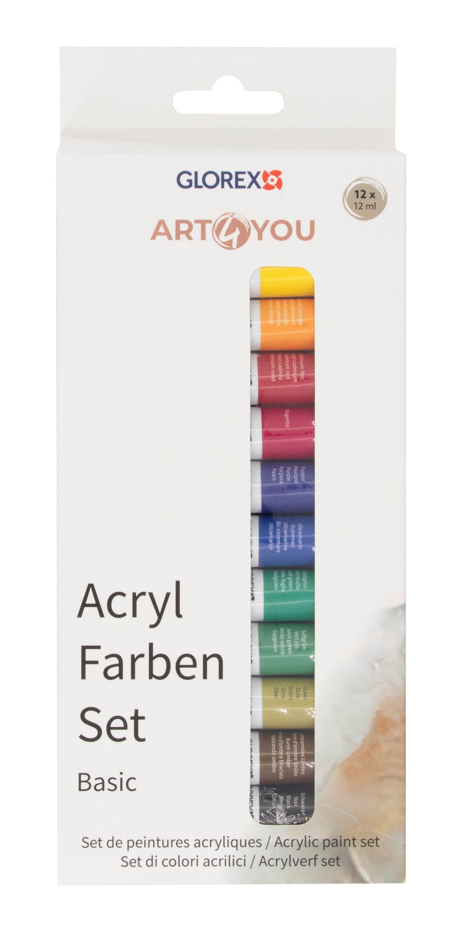 Acrylfarben-Set Basic 12St, je 12ml