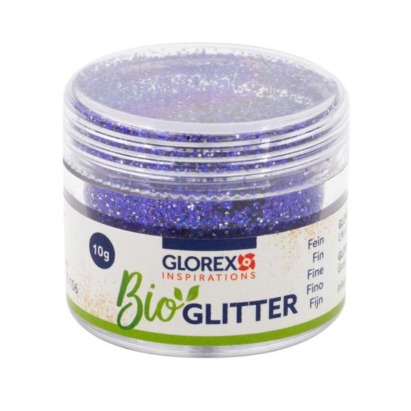 Bio Glitter fein, 10g, d&