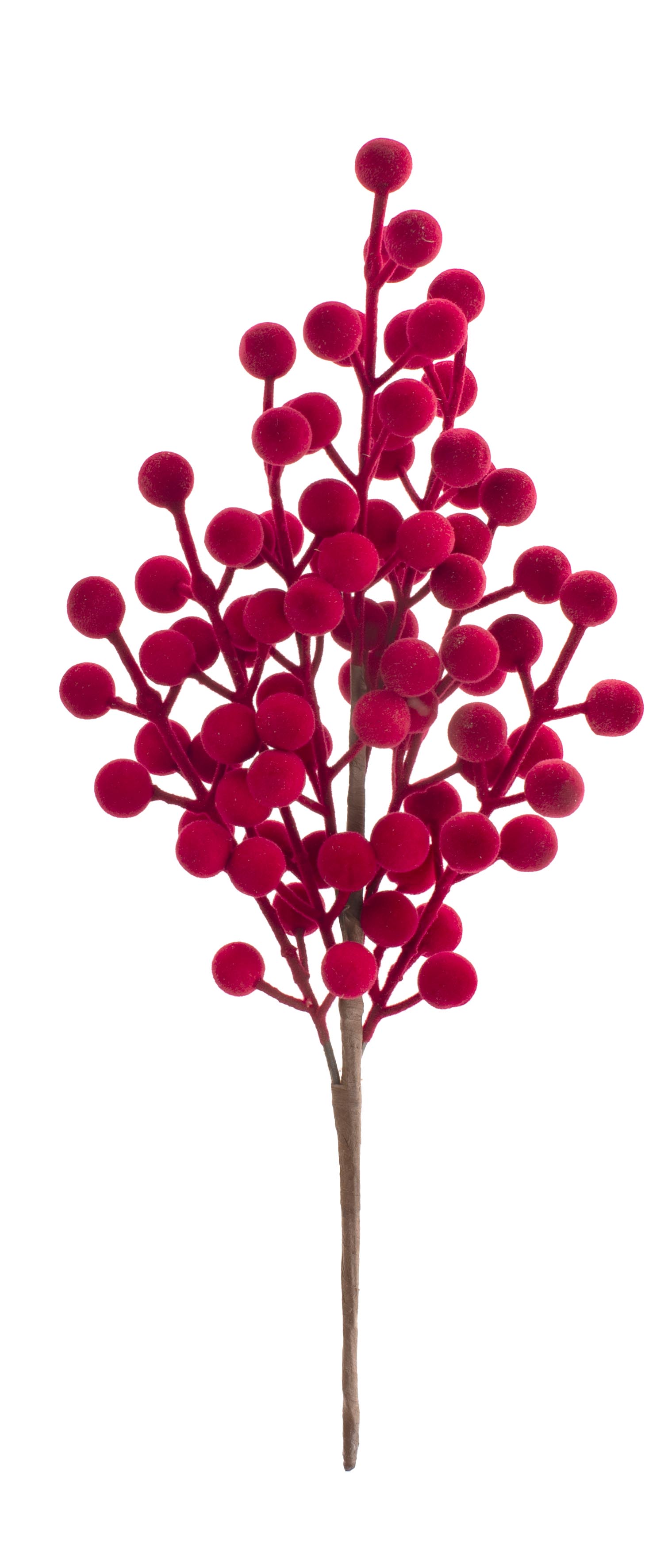 Flocken-Beerenzweig rot Lg. 31cm