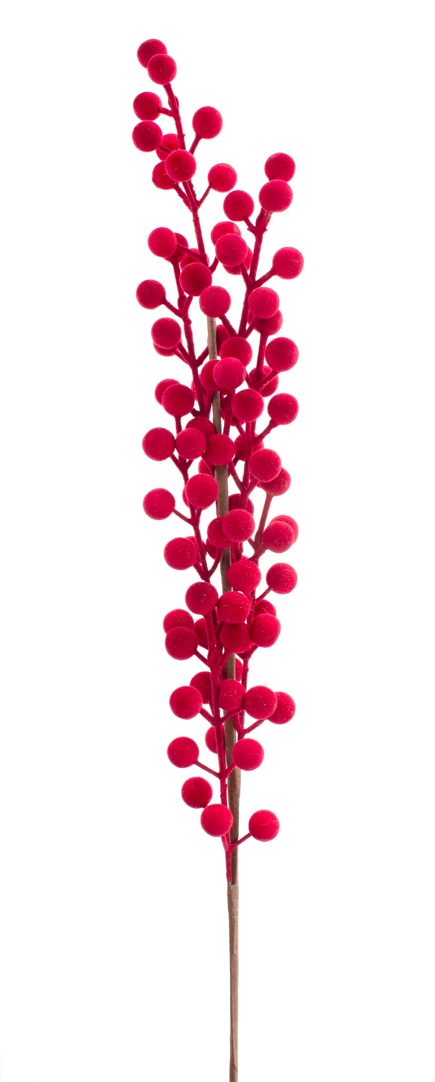 Flocken-Beerenzweig rot Lg. 66cm