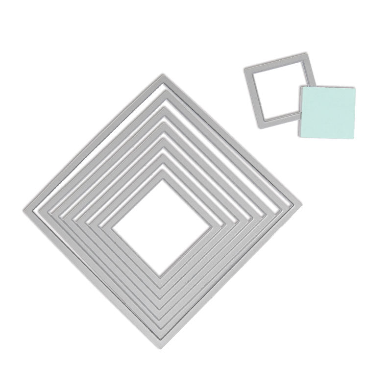 Jeu de matrices de découpe 8 pièces Framelits - Carrés
