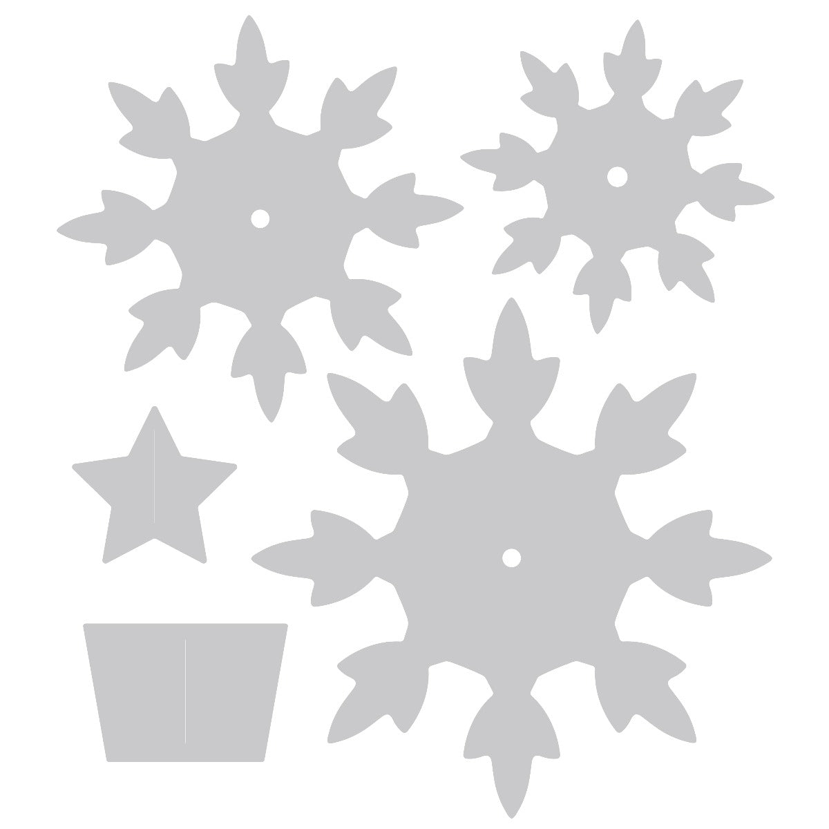 Bigz Die Snowflake Christmas Tree