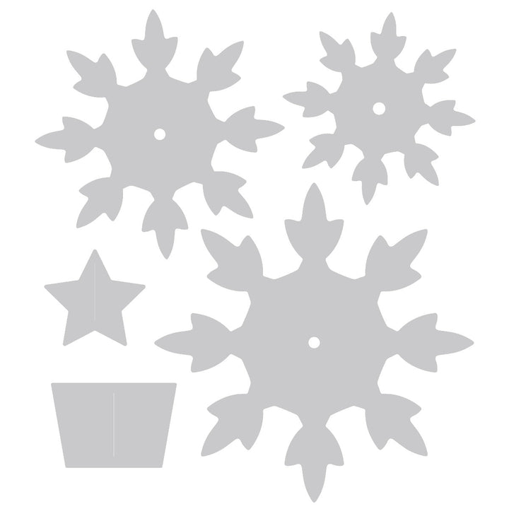 Bigz Die Snowflake Christmas Tree