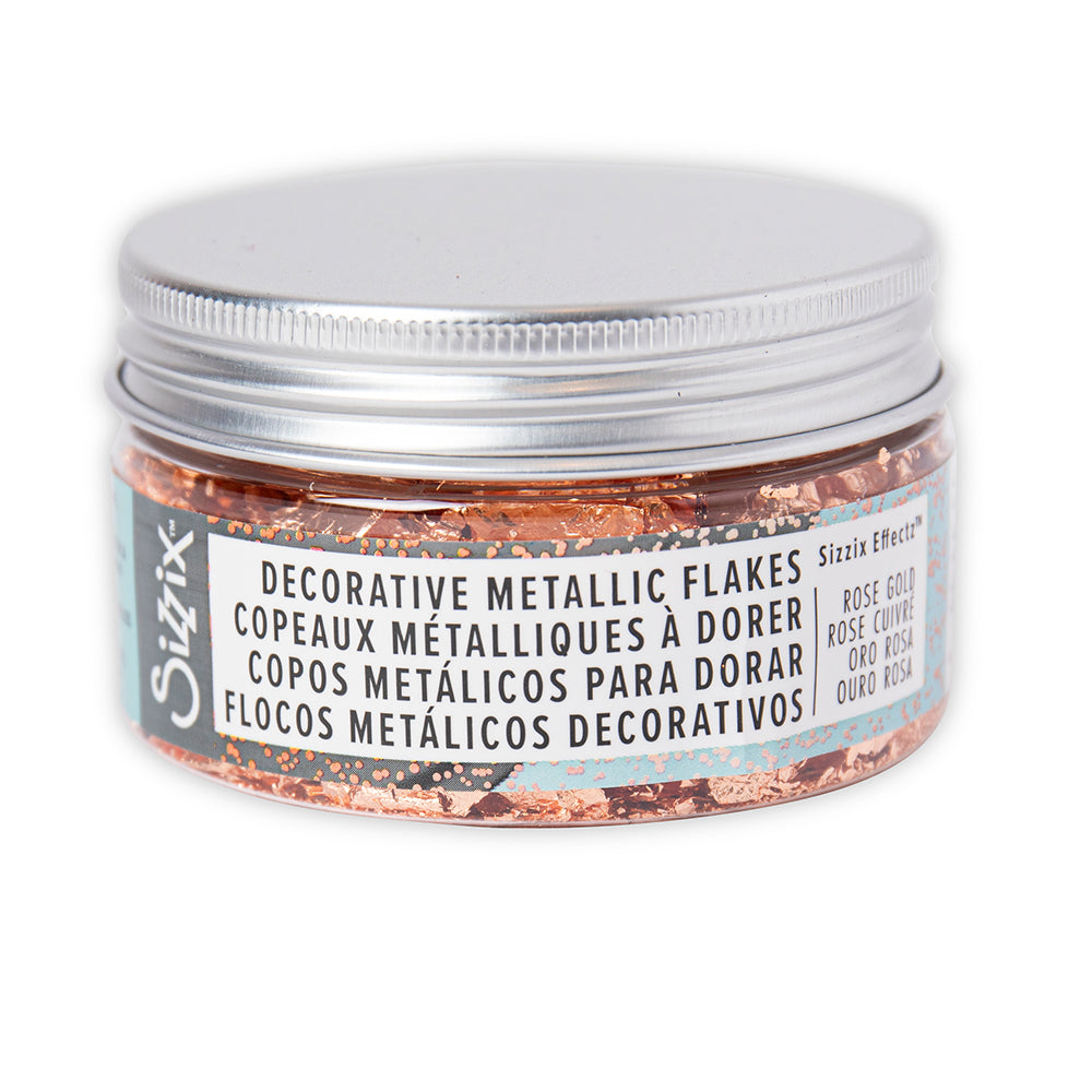 Effectz - Dekorative Mettalic Floken, Rose Gold, 0.8g