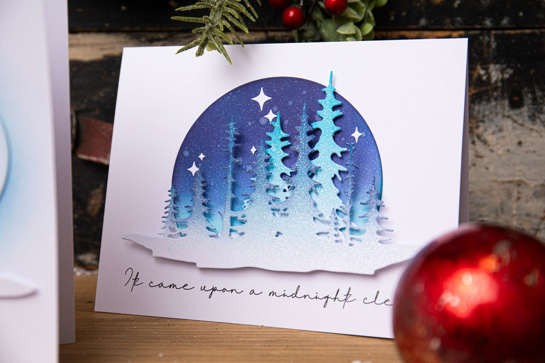 Thinlits Stanzset 3 Stück - Waldschatten von Tim Holtz