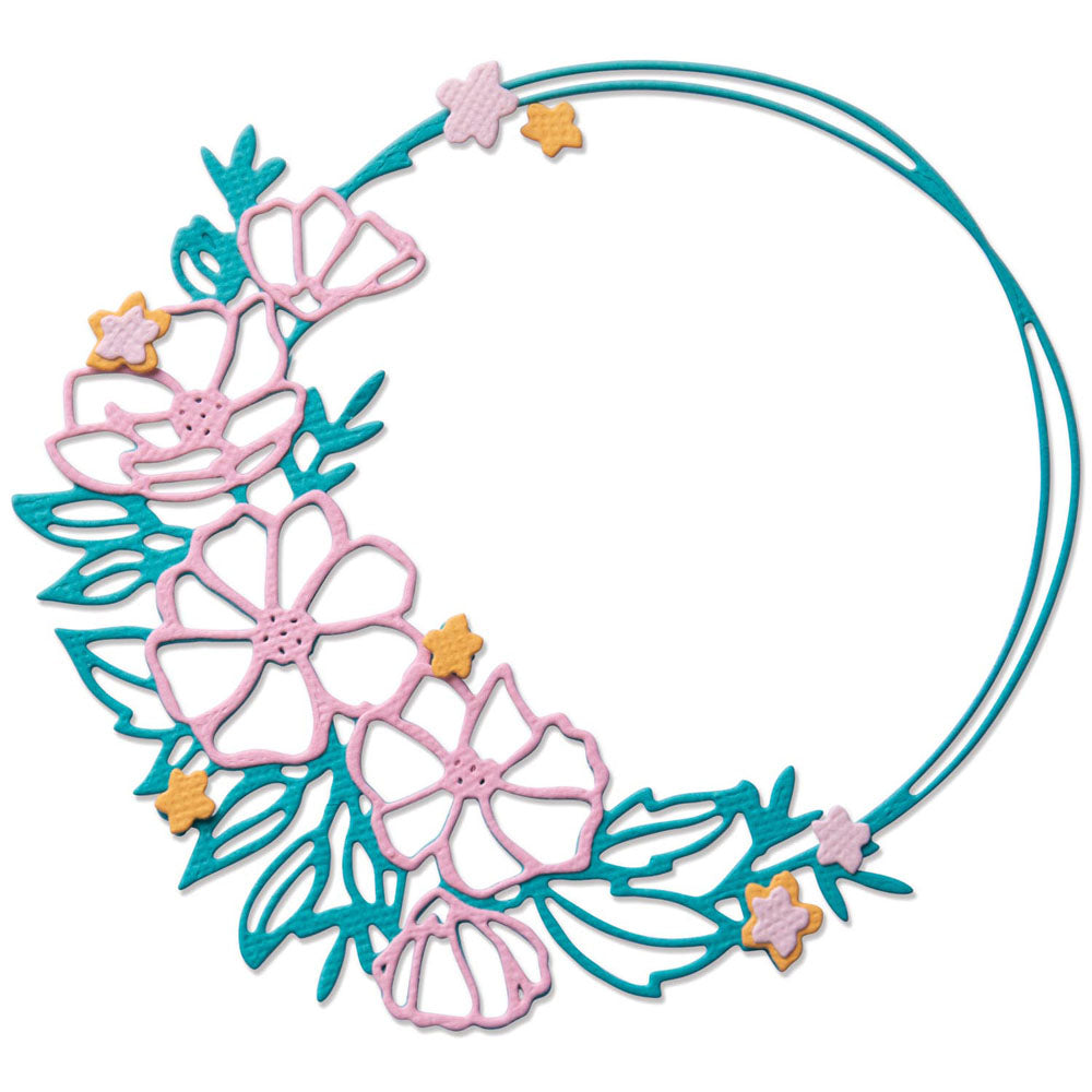 Thinlits Stanzset 7 Stück - Blumenkranz