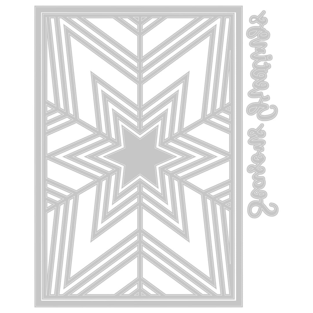 Thinlits Stanzset 5Stk. - Cosmopolitan Weihnachten, Star Bright von Stacey Park