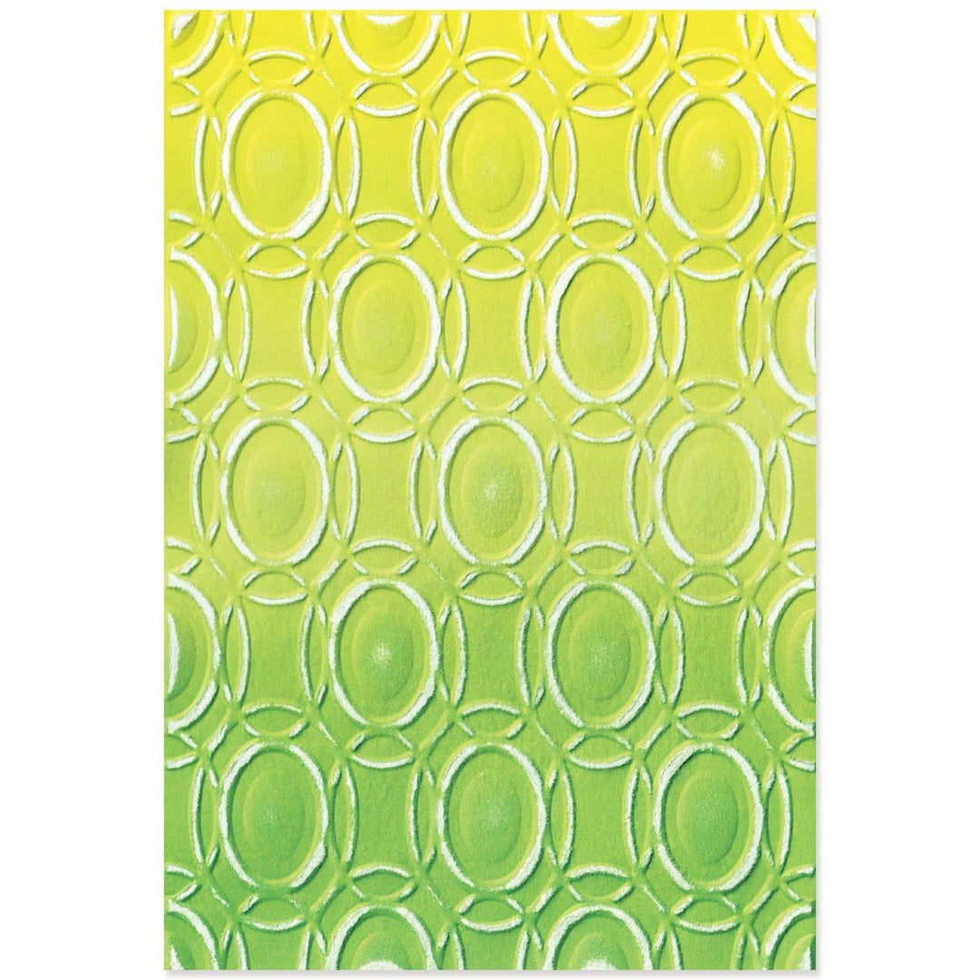3-D Textured Impressions Prägefolder - Cosmopolitan, Goldene Ringe von Stacey Park