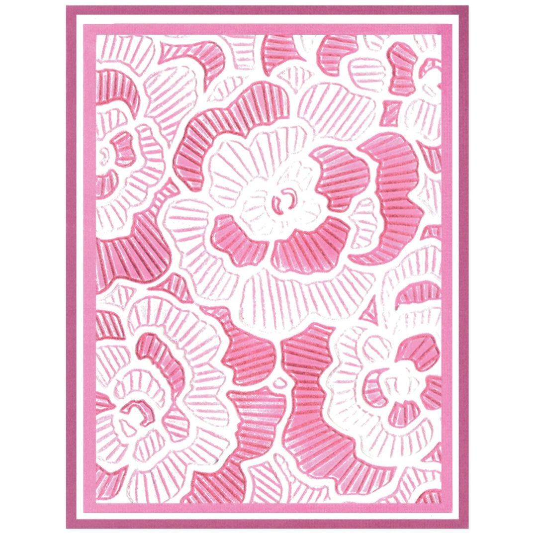 3-D Textured Impressions Embossing Folder Cosmopolitan, Sunday in the Park by Stacey Park