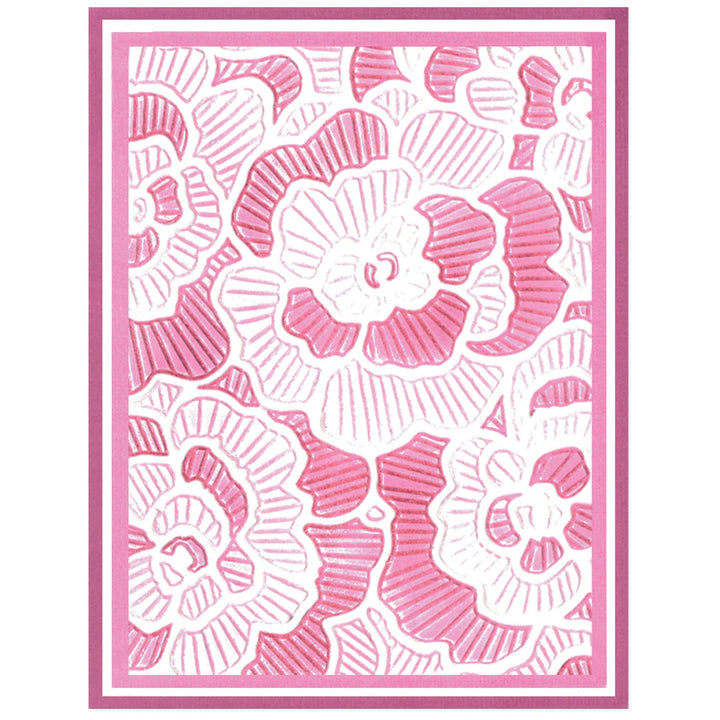 3-D Textured Impressions Embossing Folder Cosmopolitan, Sunday in the Park by Stacey Park