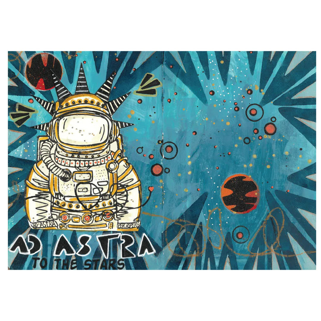 Klarichstempel-Set 10 Stück / 3 Schablonen - Ad Astra von Cat Kerr