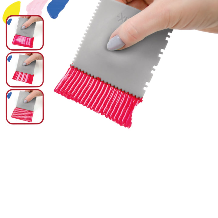Outil de texturage Studio Making Tool, 7,6 cm x 7,6 cm, gris
