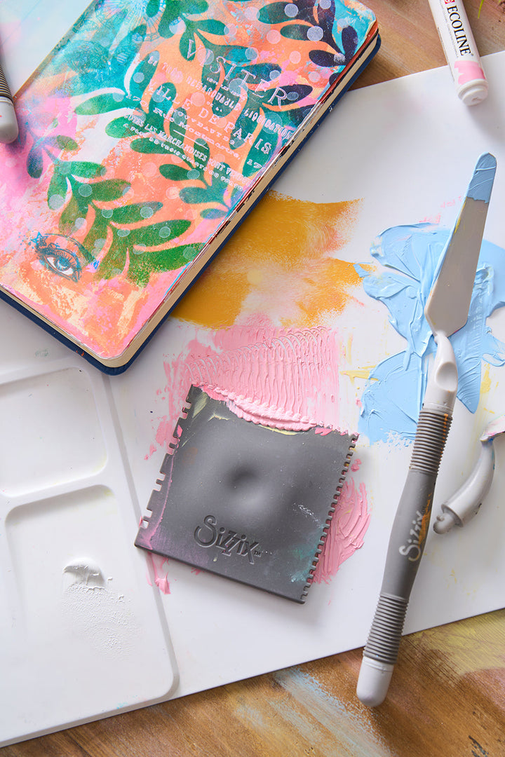Outil de texturage Studio Making Tool, 7,6 cm x 7,6 cm, gris