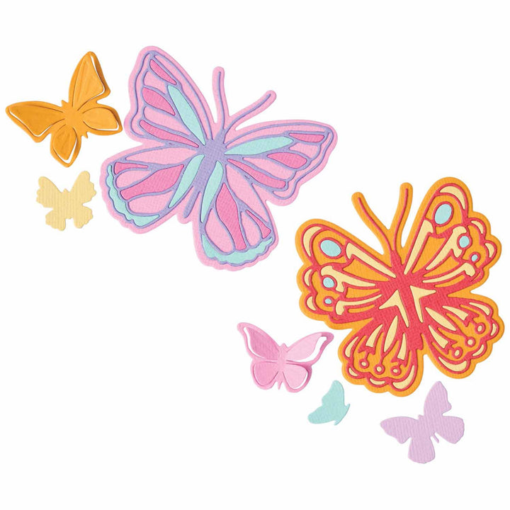 Thinlits Stanzset 9Stück - Spring Wings by Catherine Pooler