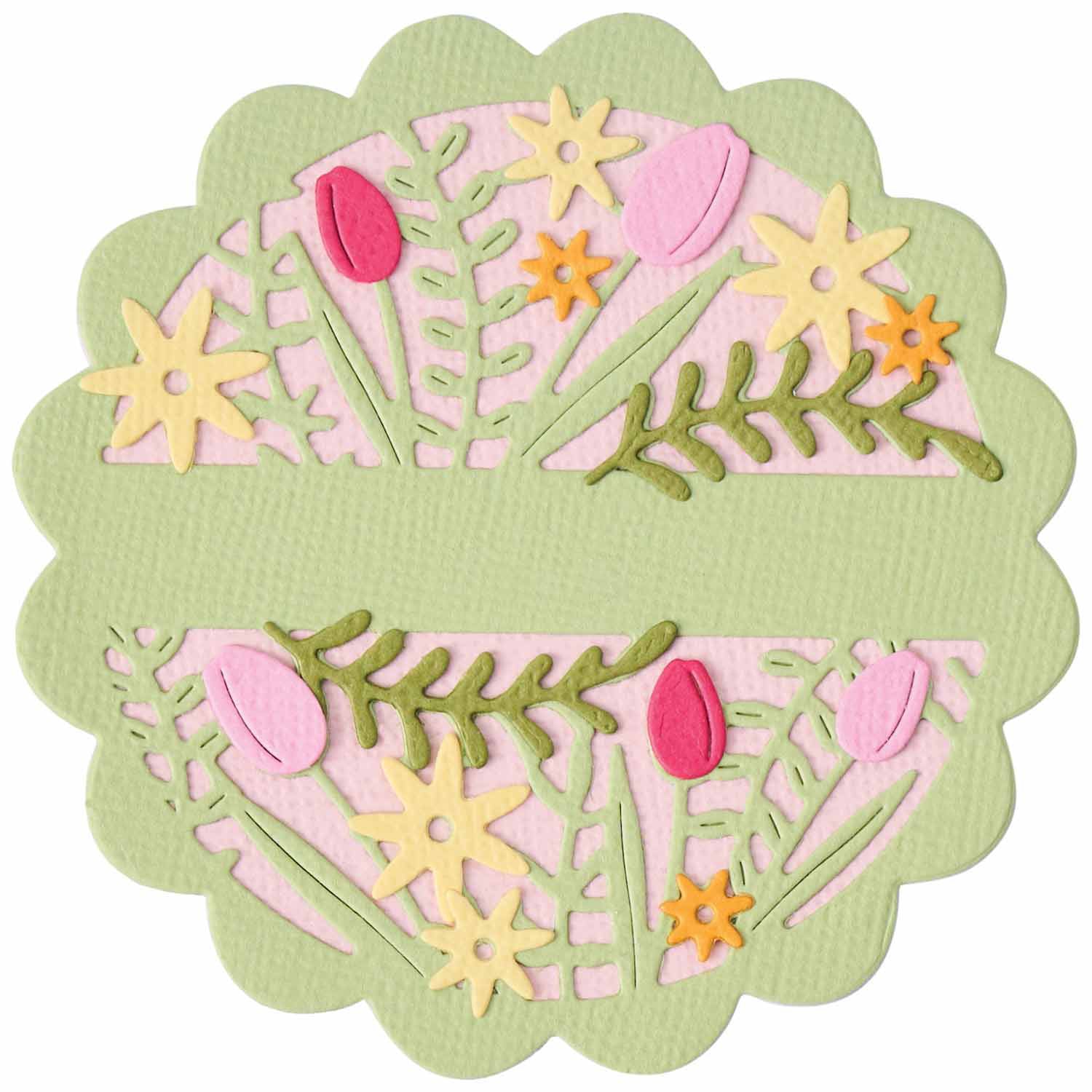 Thinlits Stanzset 6Stück - Tulips & Blooms Circle by Catherine Pooler