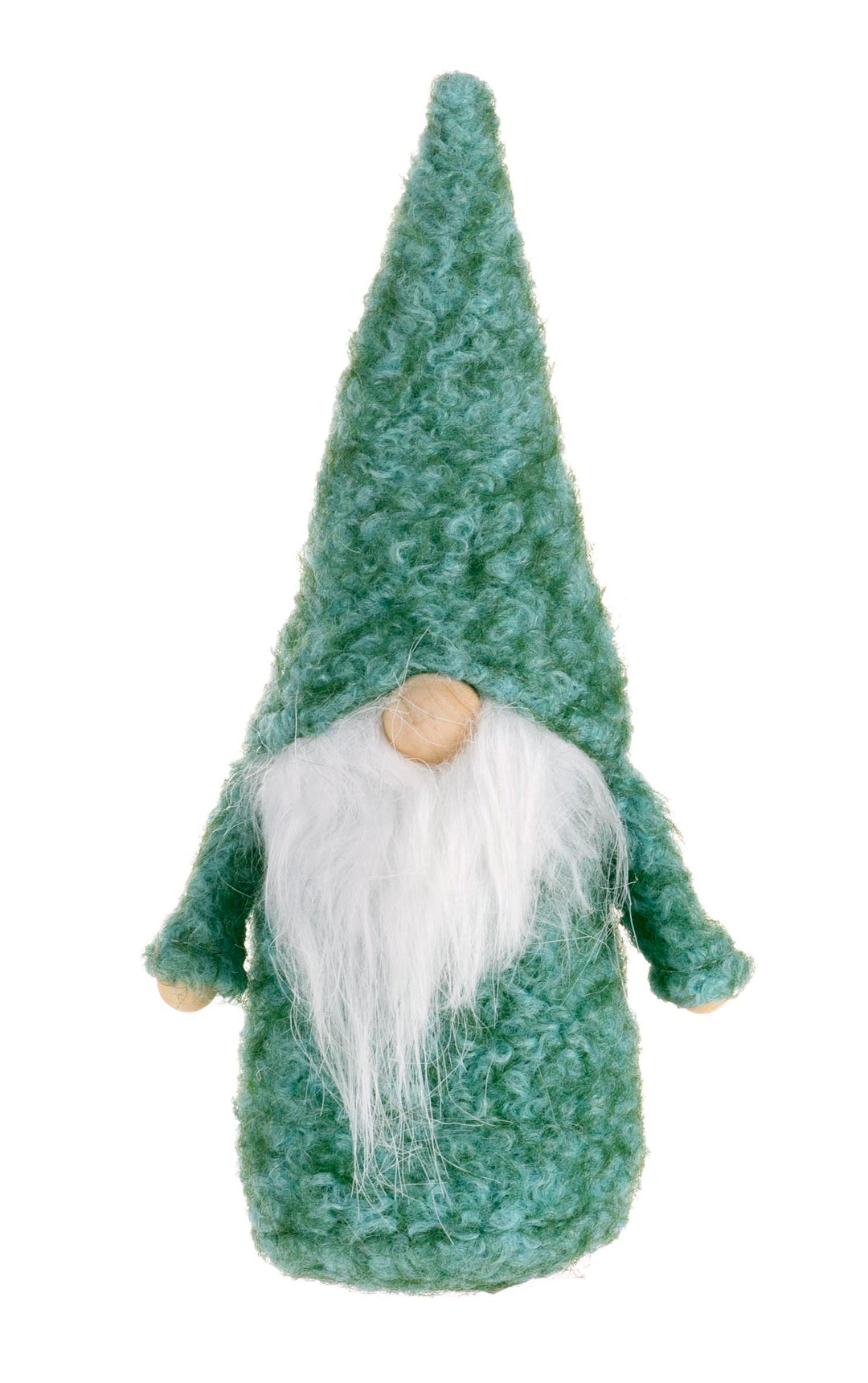 Weihnachtswichtel, Plüsch sort mint/petrol, 12x7,5x23cm