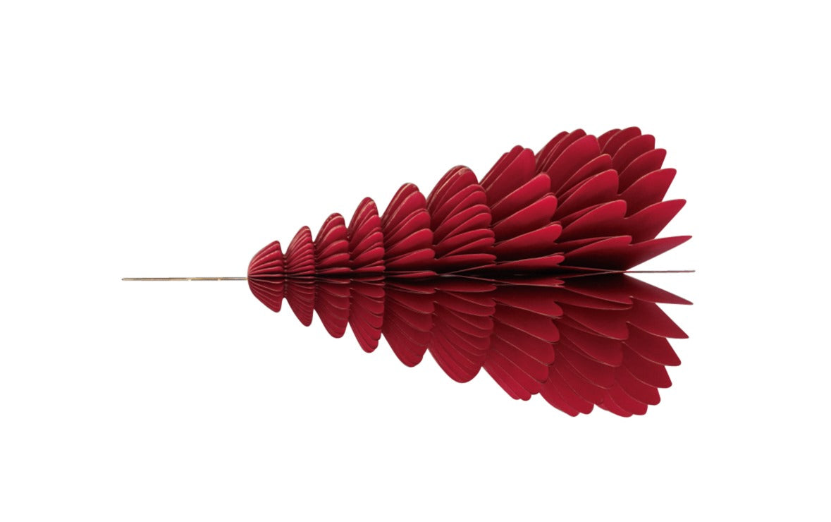 Wabenbaum mit Hänger, weiss 20cm, 1St., Papier