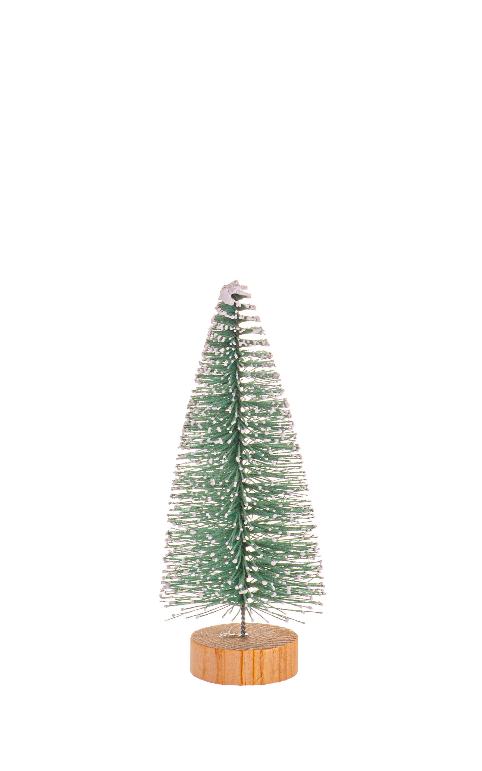 Tannenbaum mit Schnee 6x6x14cm